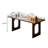 Elegant Nut-Brown Solid Wood Pine Rectangle Desk-1336910203