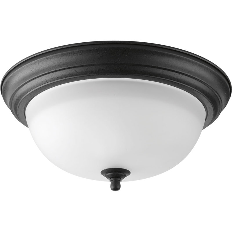 Plafonnier encastré pour cuve simple 13,25 po 2 lumières Micadeau