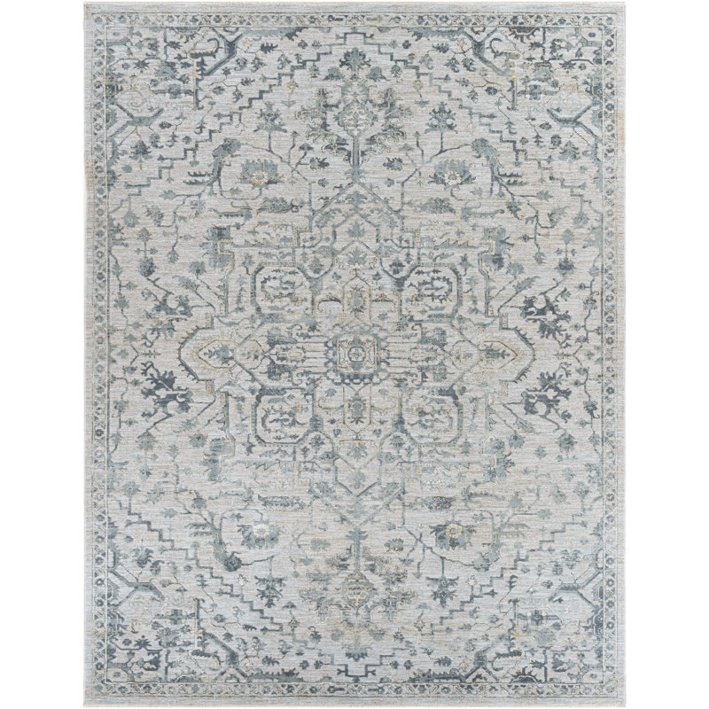 Tapis oriental gris Agustina, Rectangle 12 pi x 15 pi