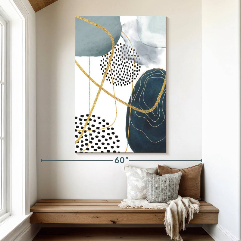 Avery Shapley Blue VI, 51" H x 34" W