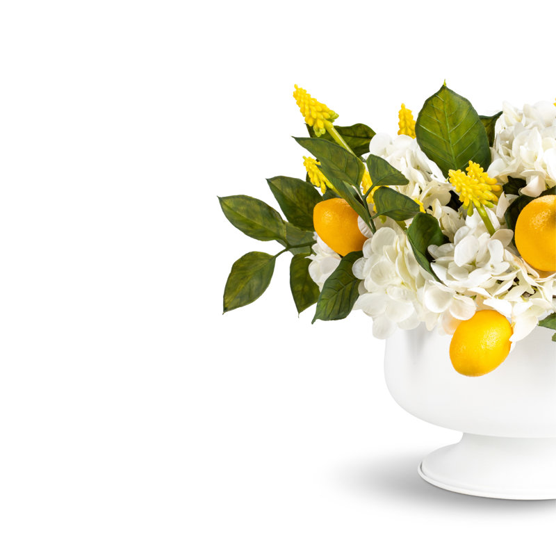 Cyril RealTouch Snowball Hydrangea Arrangement