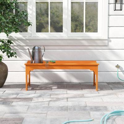 Adrianna Traditional Plastic Picnic Bench by Hashtag Home