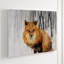 Snowy Fox Painting by Beverly Fuller-25707287-25707280