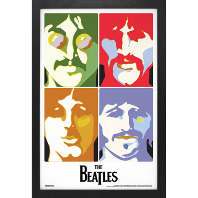 The Beatles - Quad (Northern Song) 11 x 17, reproduction encadrée