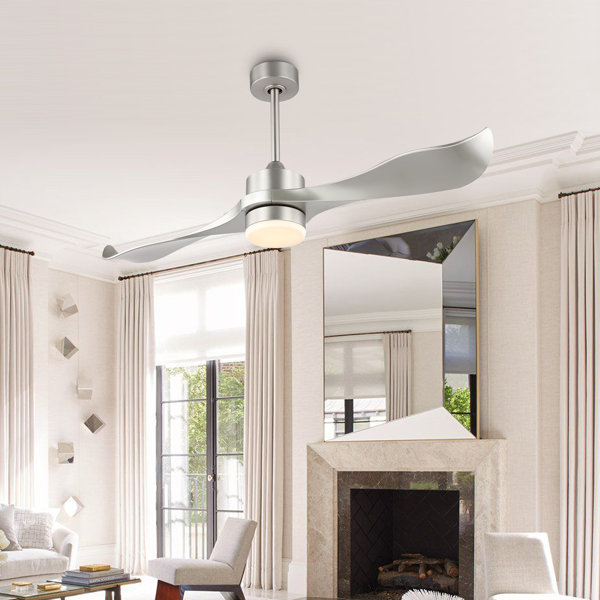 Mercury Row® Popovich 52'' Ceiling Fan with LED Lights & Reviews | Wayfair