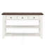 Table d'appoint moderne avec 3 tiroirs de rangement et 2 tablettes Modern-541444697