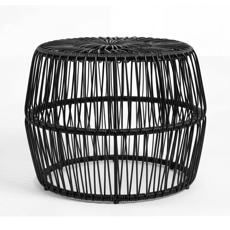 Table basse d'extérieur Egenoise, Noir
