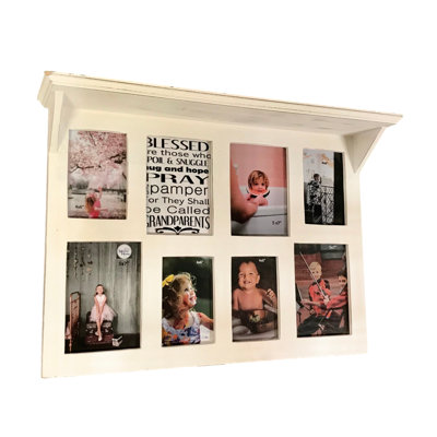 Cadre de collage en bois lavande mat beige
