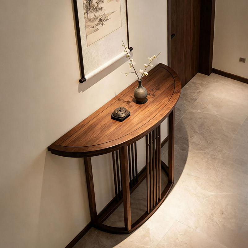 Console rétro de style chinois, H 35,4 po x l 55,1 po x P 13,8 po