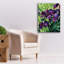 «Epis Graffiti» «Mauve Iris» par Katrina Pete, art mural sur toile-106171532