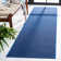 Martha Stewart Sisal/Jute Solid Color Rug in Blue
