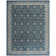 Christa Southwestern Navy/Gray Area Rug