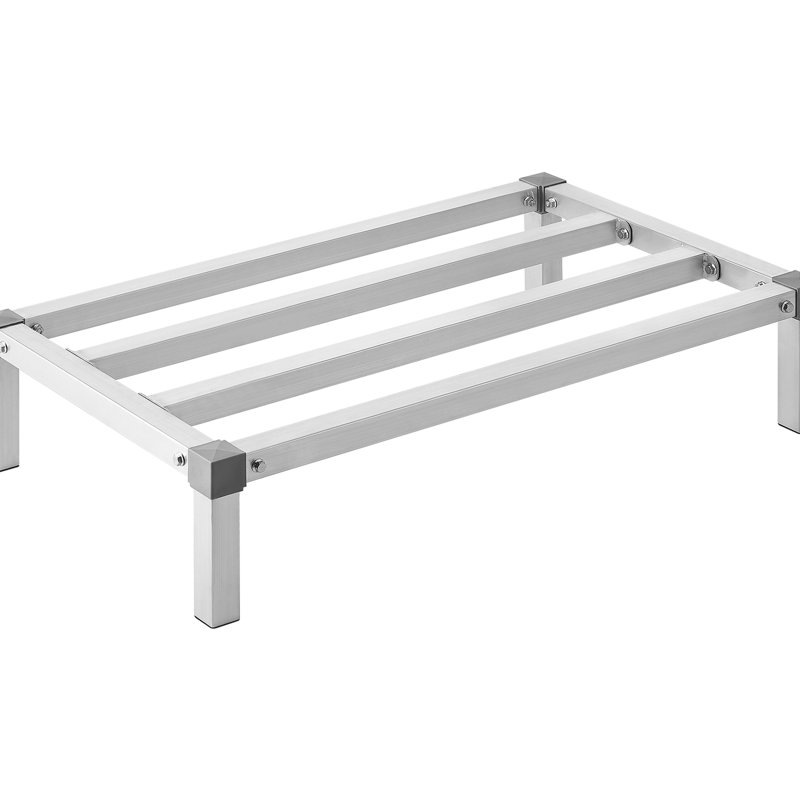 Support de rangement en aluminium, 36 X 20 8, 1000 Lbs - Robuste, convient pour la nourriture et les engrais dans les entrepôts de cuisines, Corrosion Dunnage Idéal Aquarium en pot, Épicerie, Assemblage rapide
