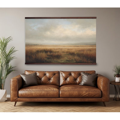 Meadow Landscape Canvas Wall Art Tapestry