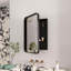 Armoire à pharmacie en métal avec miroir et étagères réglables-1746565120-1746565124