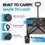 120L Foldable Utility Trolley Garden Home Camping Festivals Collapsible Cart, Carry Bag