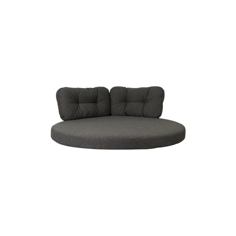 Ocean Large Daybed Cushion Set, Dark Gray