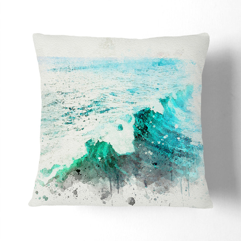 Square Throw Cushion, 40cm H x 40cm W x 15cm D, Black