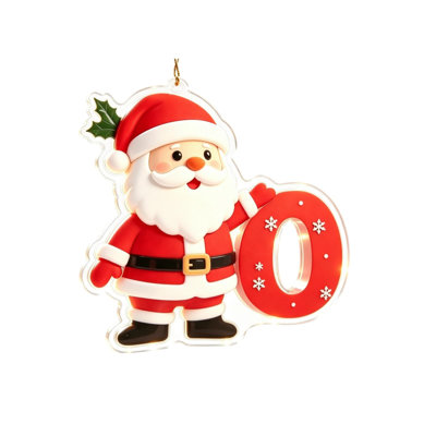 Christmas Tree Letter Ornament – Alphabet Hanging Decoration for Personalized Holiday Tree & Gift (Letter O-Z)