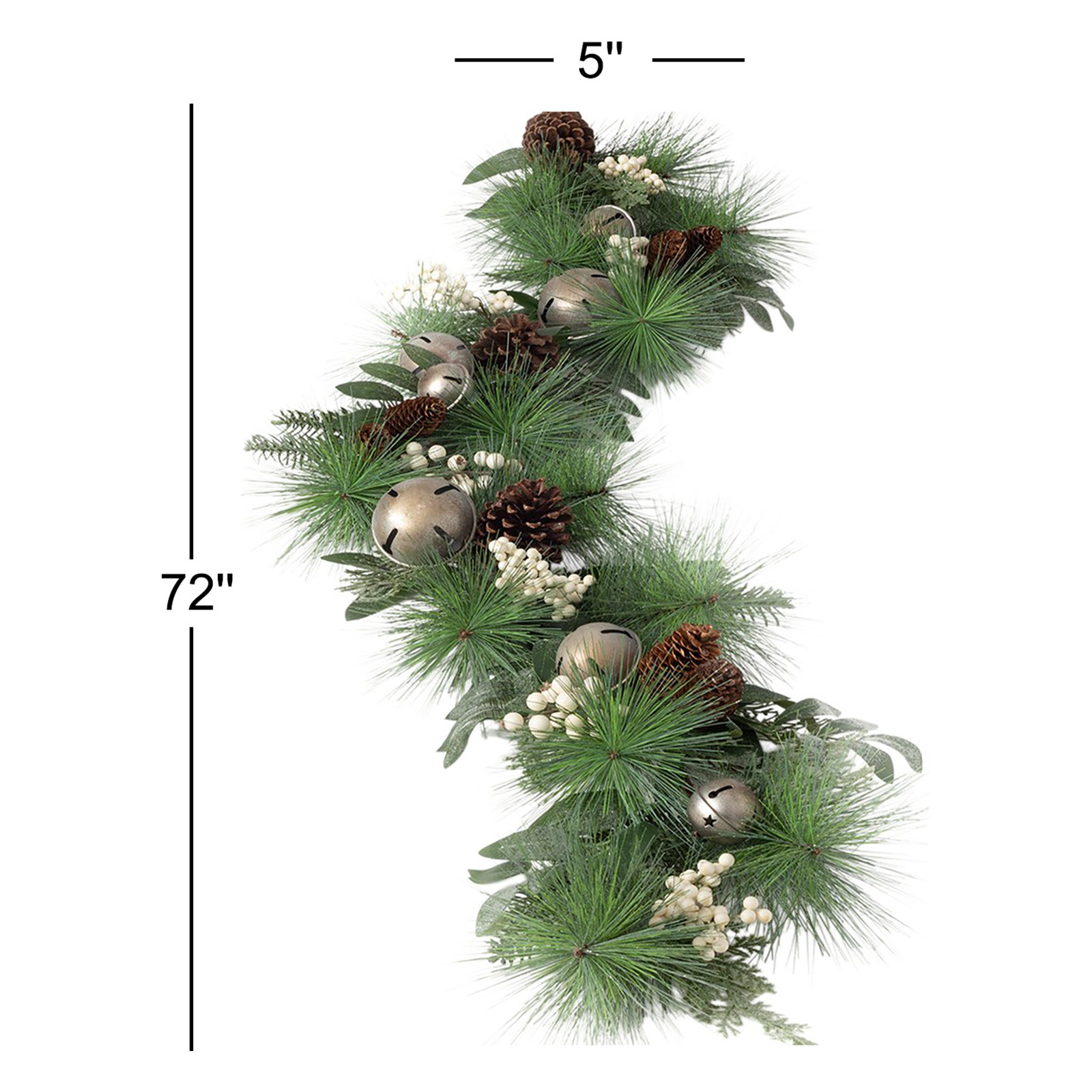 Emunah 72'' in. Faux Pine Garland
