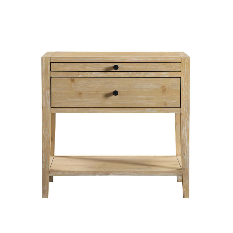 Sunveil 1-Drawer Nightstand, Natural