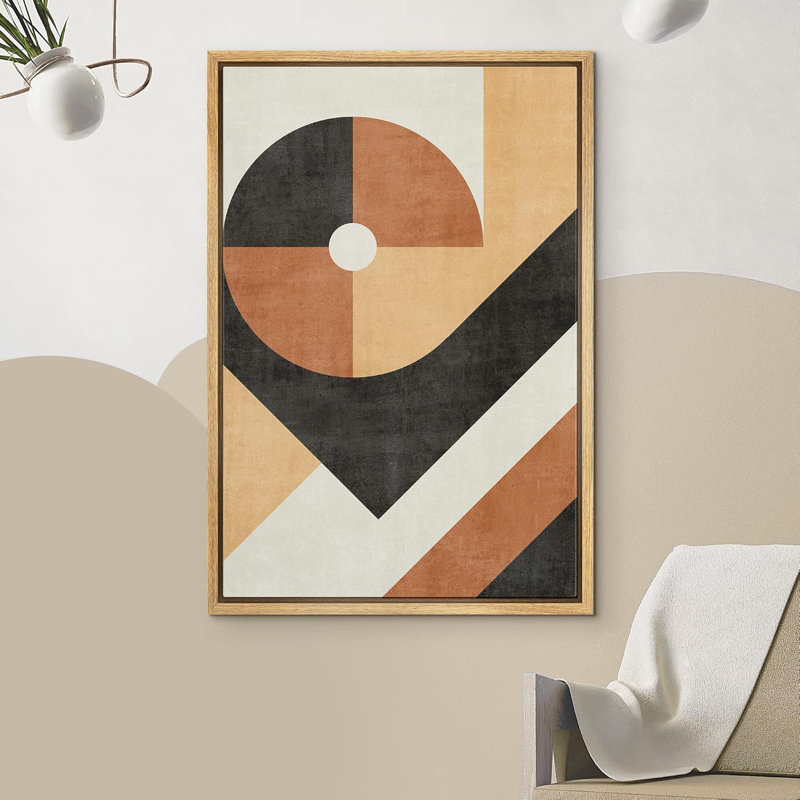 Style Mid Century, Naturel, H 24 po x l 16 po