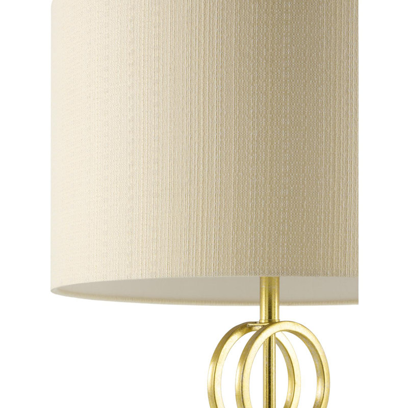 Parham Table Lamp, Beige, Gold/Beige