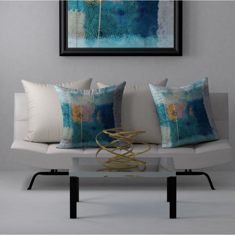 Housse de coussin carré et insert, 24" X 24"