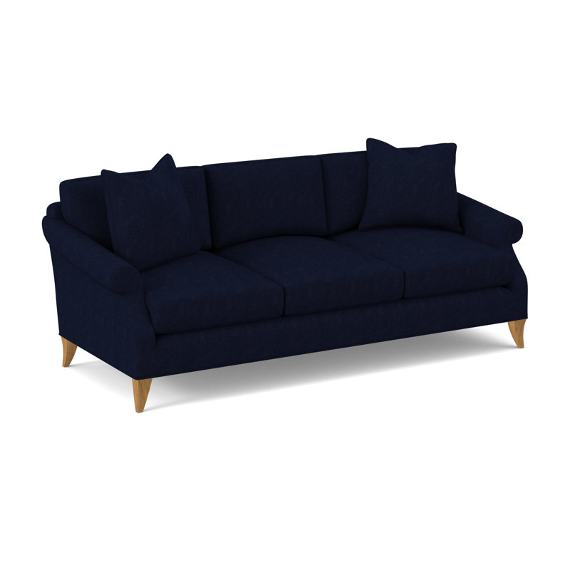 Turner Upholstered 86'' Sofa, Amber, Margaret Uniform Polyester Blend