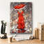 «Woman With Umbrella» par Alexander Gunin, art mural sur toile-28479766