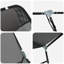 vidaXL Folding Sun Lounger Folding Textilene Outdoor Chair Garden Recliner-1555197492