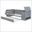 Lit de jour avec accoudoirs de rangement, lit gigogne et station de charge-31249685