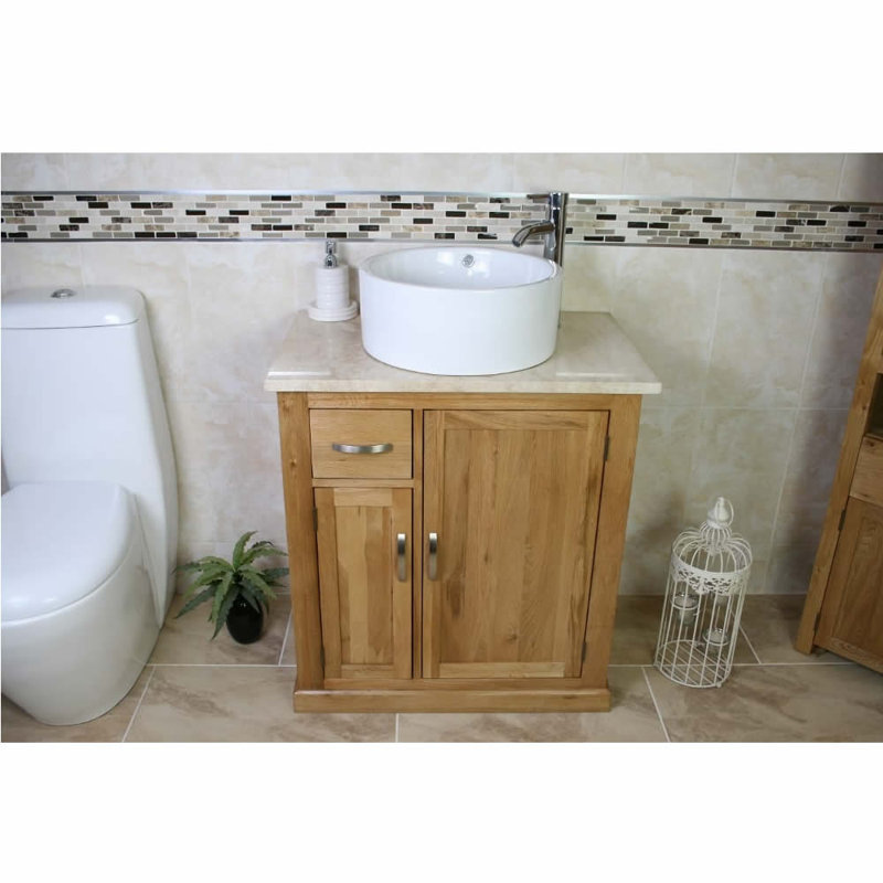 Dehaan 750 mm Freestanding Single Vanity with Vessel Ceramic Basin
