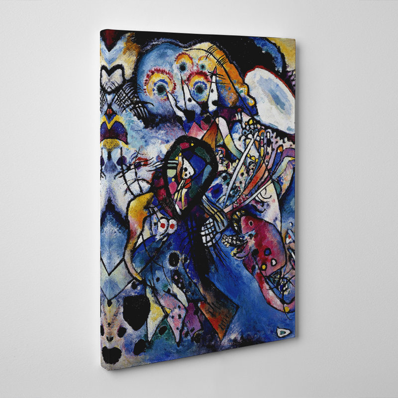 Wassily Kandinsky - Wrapped Canvas Painting, 50cm H x 35cm W