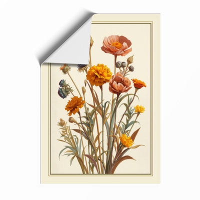 Carnation Study Botanical - Framed Print