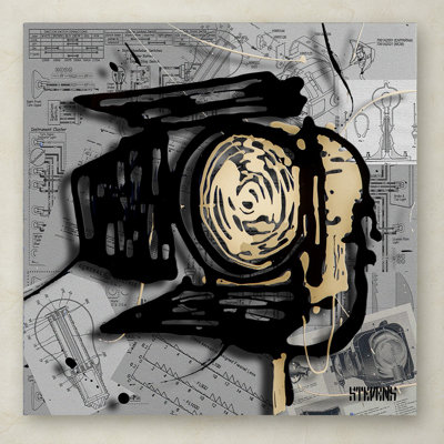 « movie light », impression sur toile tendue