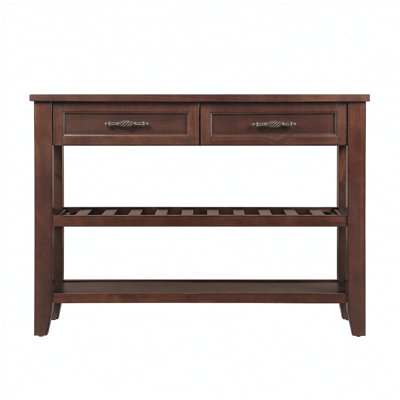 Console avec 2 tiroirs et tablettes Kinzee