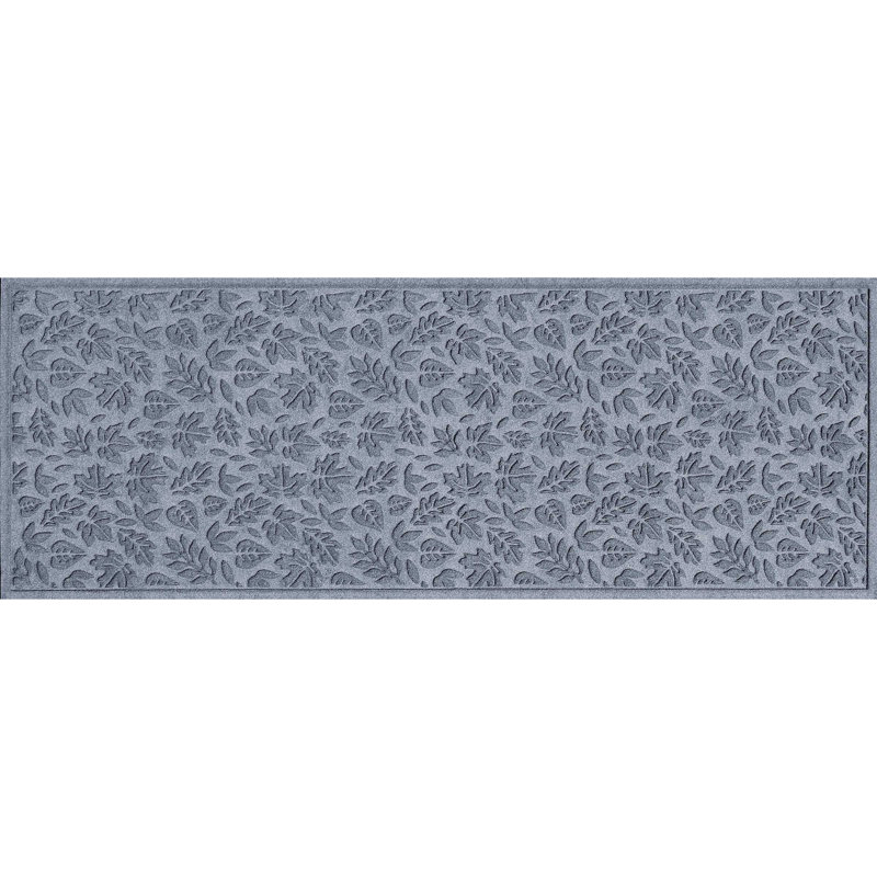 WaterHog® Fall Day 22 in. x 60 in. Indoor Outdoor Runner Doormat, Dark Brown, Rectangle 1'8" x 5'