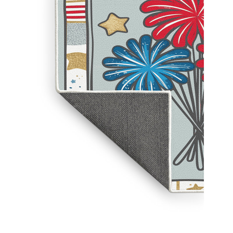 Tapis fête des Fêtes Izuwa, Tapis de couloir 2 pi x 4 pi
