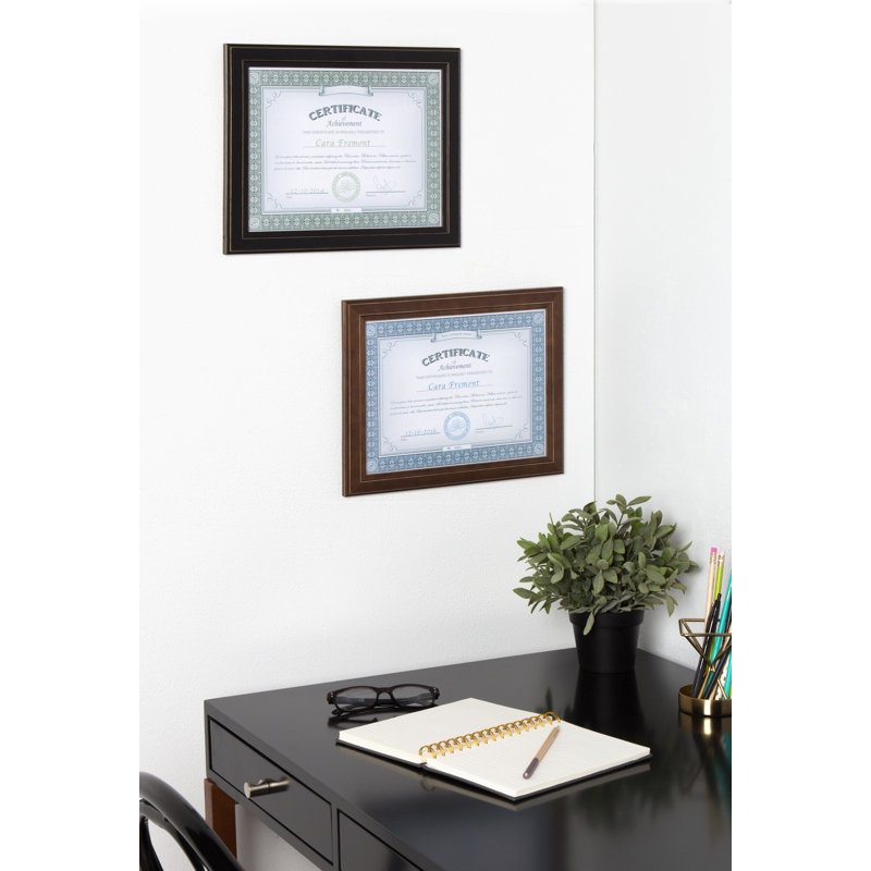 Loven Wood Matte Picture Frame, Distressed Black