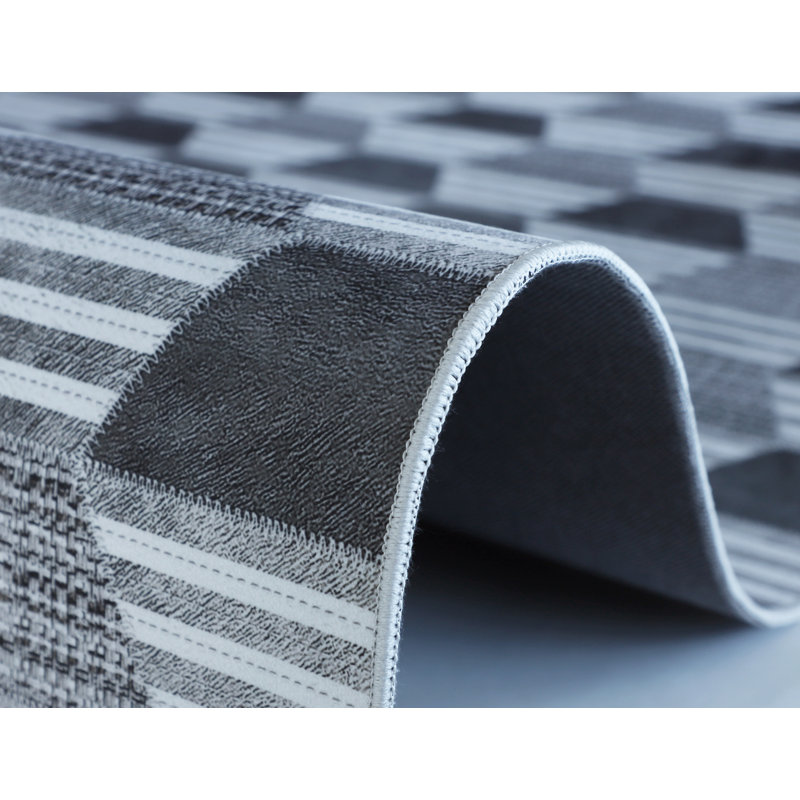Tapis noir Honeycomb Matrix, Rectangle 4 pi x 6 pi