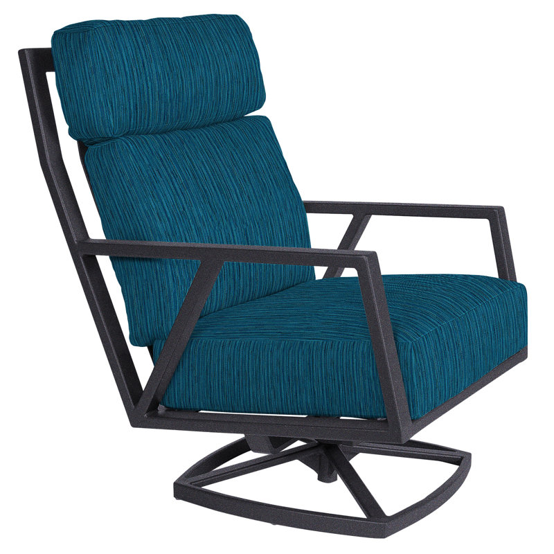Aris Outdoor Rocker Chair, Graphite, Harris Stone