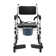 Lockable Rolling Shower Chair With Commode(U-Shape Seat)