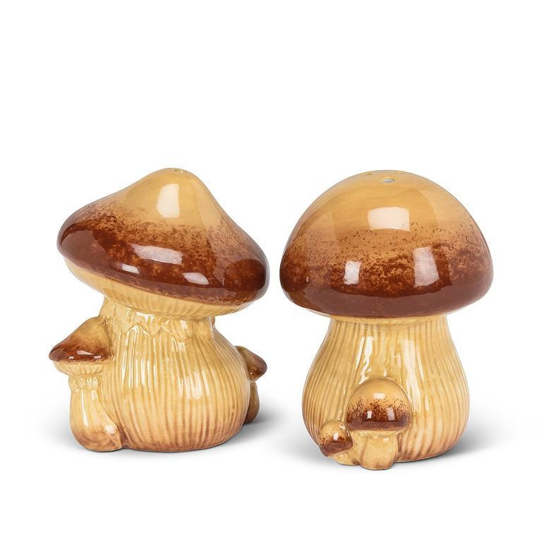 Champignons, sel et poivre