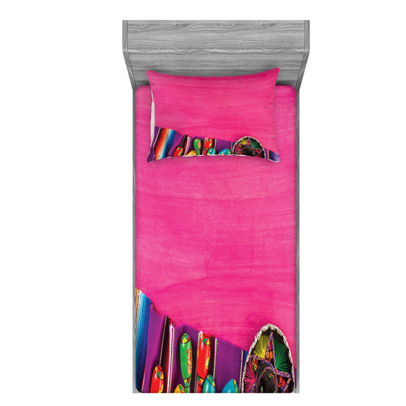 Microfiber Sheet Set, Twin Sheet Set with Fitted Sheet
