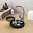 Stylish Decorative Metal Accessory, Black Finish, 9.8 x 11.0 x 8.3 inches | 100% Durable Metal, Thickness: 0.05 inches | Perfect for Home Décor & Modern Interiors, Elegant and Functional Design-114281933-114281915