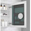 Armoire à pharmacie avec miroir à bords biseautés et porte à ouverture sur le côté avec l 24 po x H 26 po-1704788494-1704788535