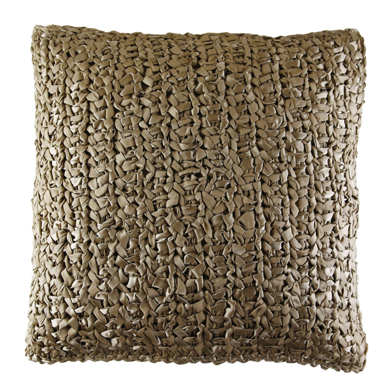 Square Pillow Cover & Insert, Mink