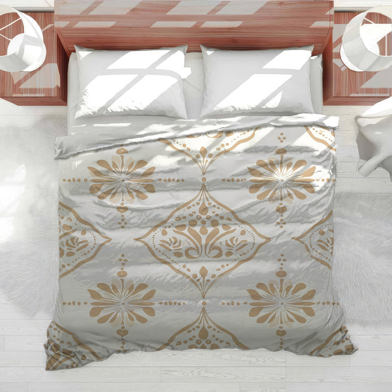 Édredon à motif géométrique moderne, Édredon grand