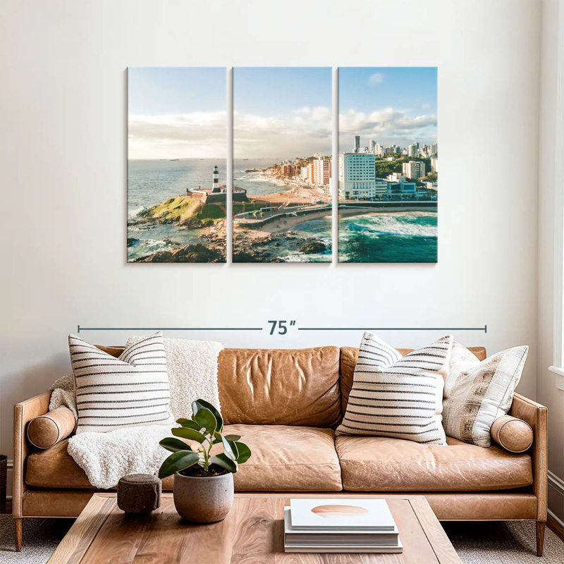 Syd Salvador Da Bahia Coast, 36" H x 57" W